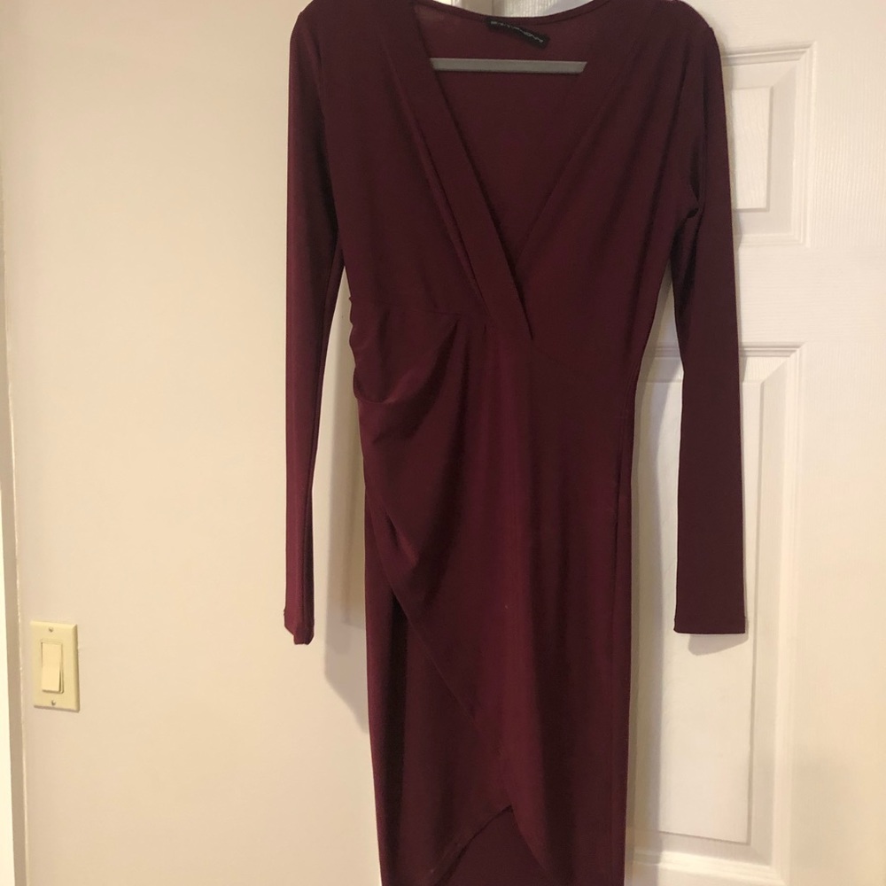 Burgandy Evening Dress